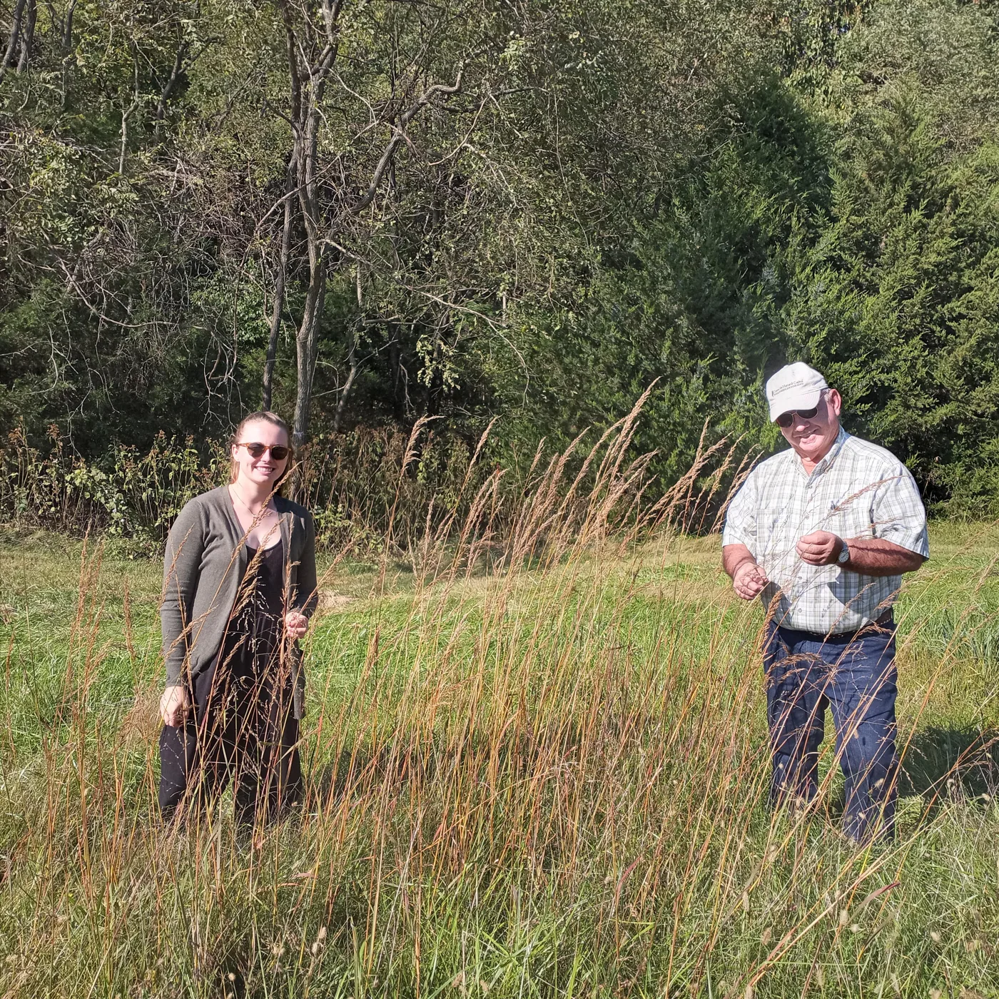 Myron Neuhauser Amber Jenkins cool season pasture wildflowers after burn