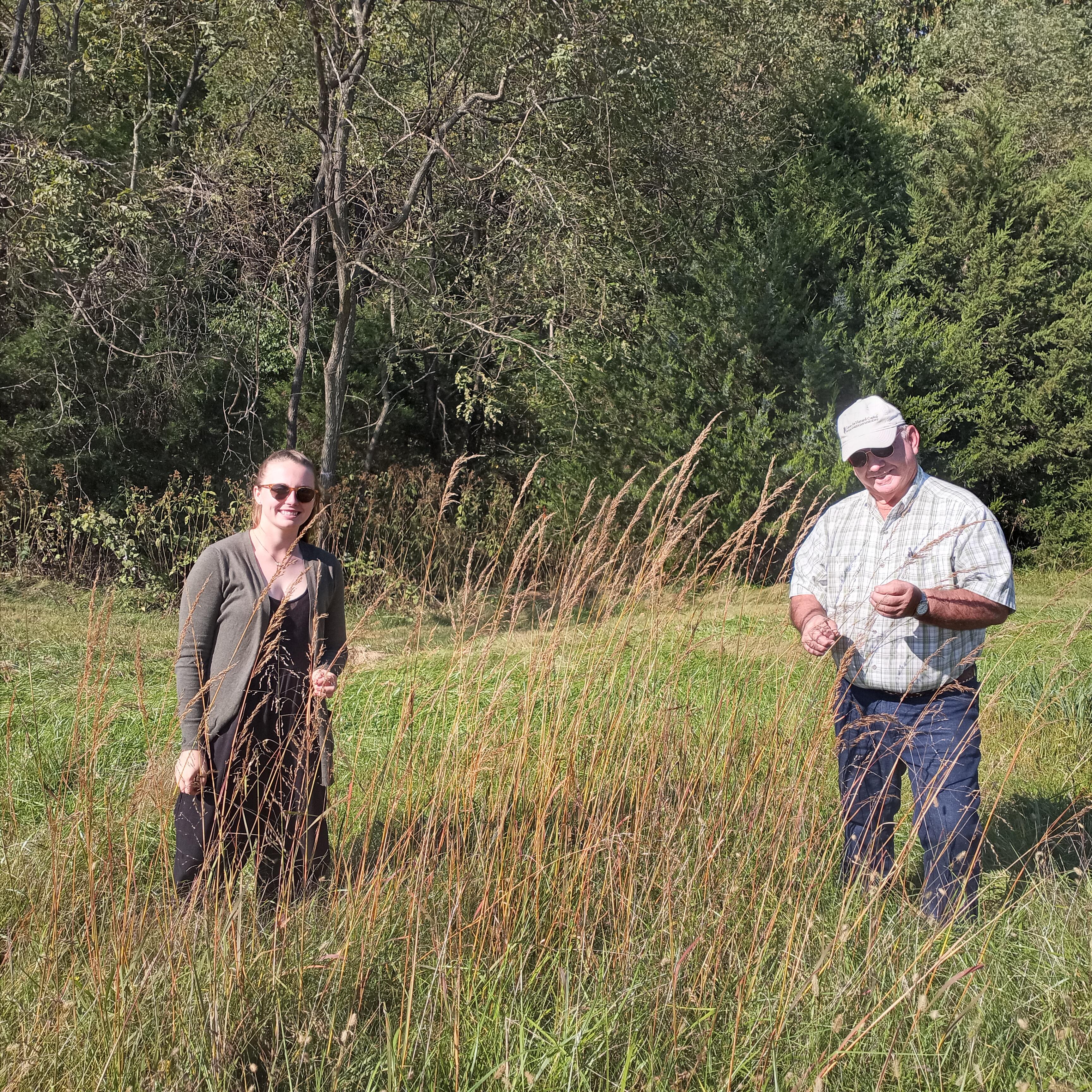Myron Neuhauser Amber Jenkins cool season pasture wildflowers after burn